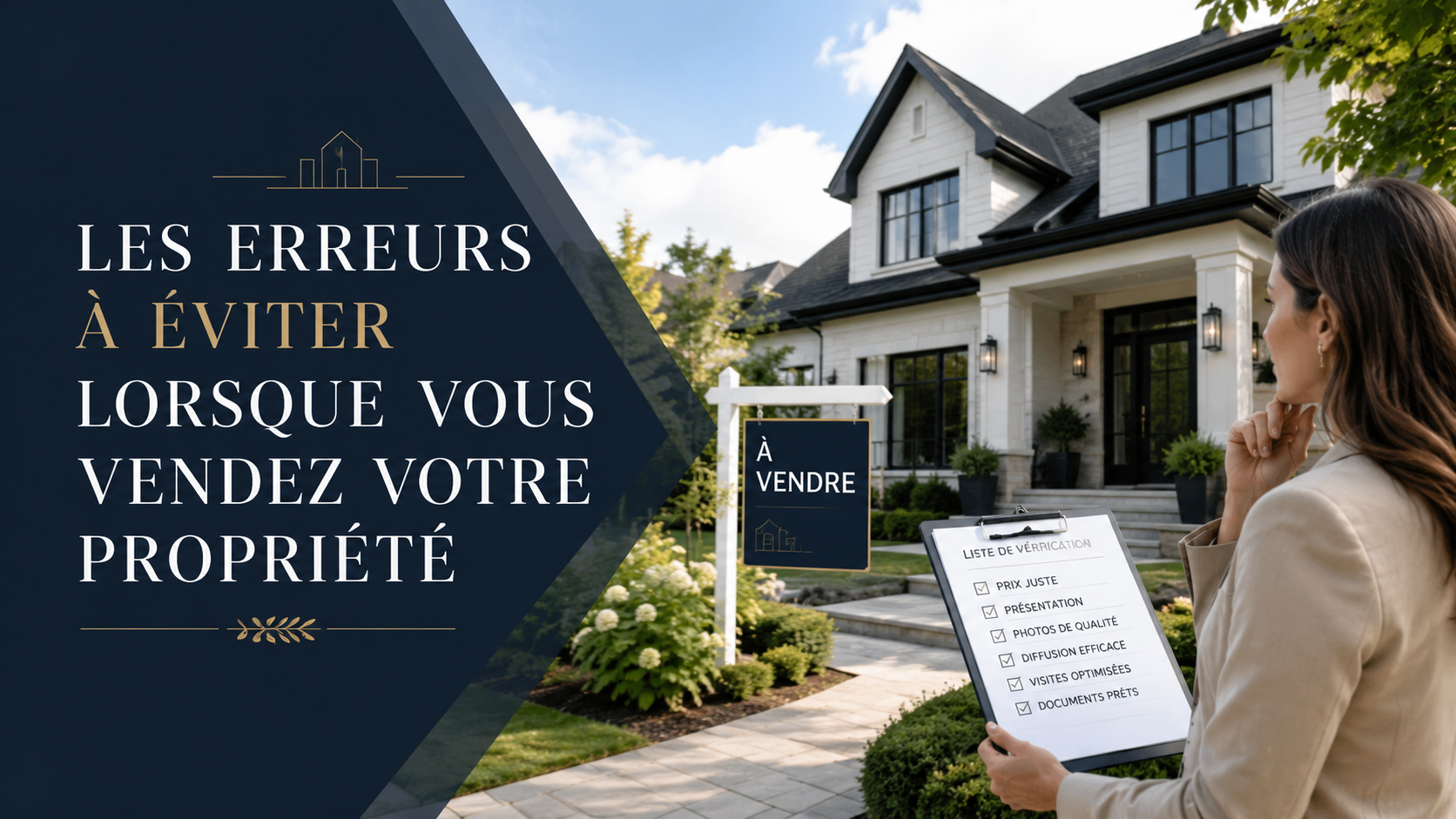 Mistakes to avoid when selling your property The mistakes to avoid when selling your property