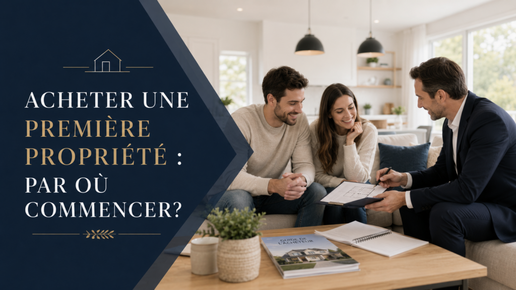Courtier immobilier accompagnant de premiers acheteurs à Gatineau et Ottawa dans la préparation de leur achat de propriété.